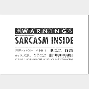 sarcasm inside Posters and Art